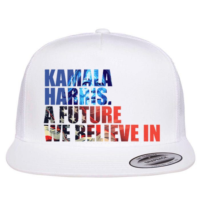 Kamala Harris 2024 Presidential Campaign Flat Bill Trucker Hat