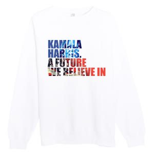 Kamala Harris 2024 Presidential Campaign Premium Crewneck Sweatshirt