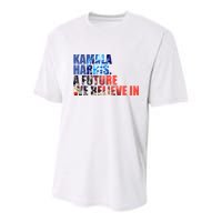 Kamala Harris 2024 Presidential Campaign Youth Performance Sprint T-Shirt