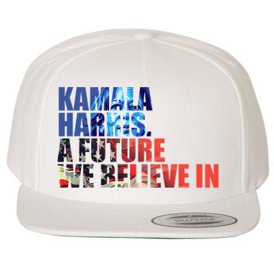 Kamala Harris 2024 Presidential Campaign Wool Snapback Cap