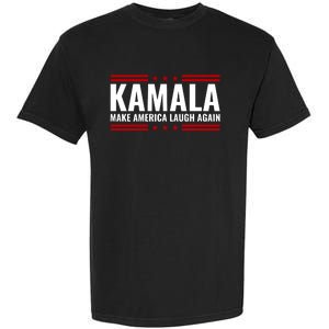 Kamala Harris 2024 Make America Laugh Again Garment-Dyed Heavyweight T-Shirt