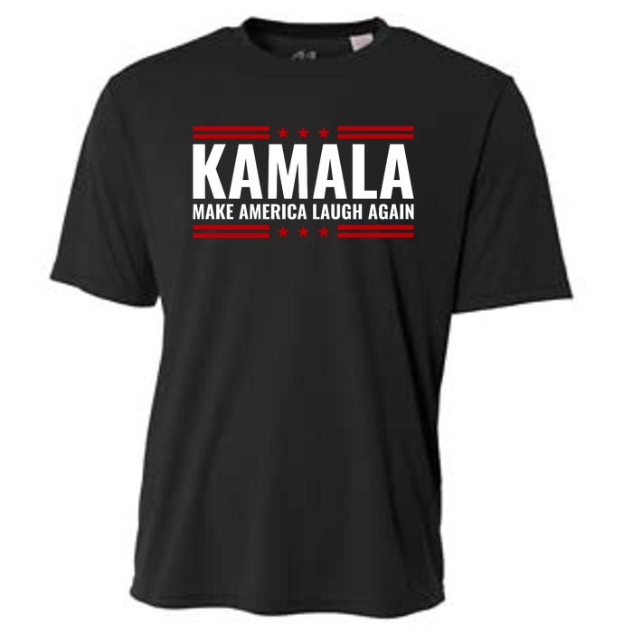 Kamala Harris 2024 Make America Laugh Again Cooling Performance Crew T-Shirt