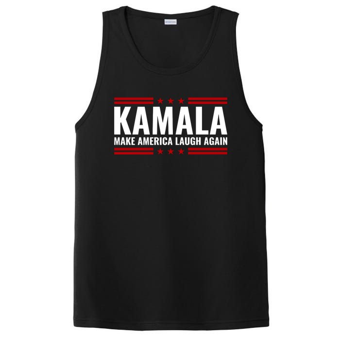 Kamala Harris 2024 Make America Laugh Again PosiCharge Competitor Tank