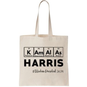 Kamala Harris 2024 For President Vote First Female President Tote Bag