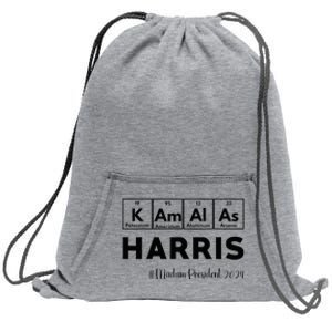 Kamala Harris 2024 For President Vote First Female President Sweatshirt Cinch Pack Bag