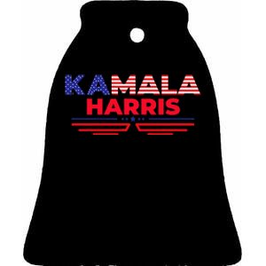 Kamala Harris 2024 Election Ceramic Bell Ornament