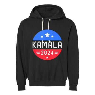 Kamala Harris 2024 For President Democrat Women Presidente Garment-Dyed Fleece Hoodie