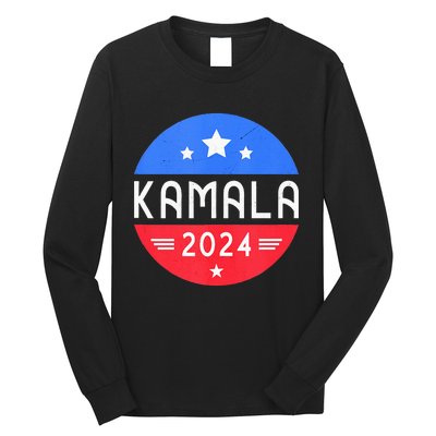 Kamala Harris 2024 For President Democrat Women Presidente Long Sleeve Shirt