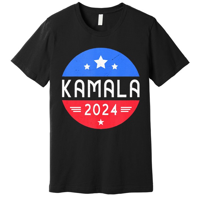 Kamala Harris 2024 For President Democrat Women Presidente Premium T-Shirt