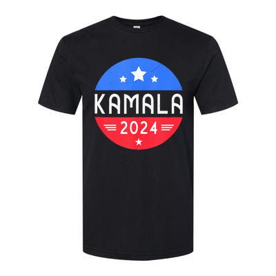 Kamala Harris 2024 For President Democrat Women Presidente Softstyle CVC T-Shirt