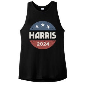 Kamala Harris 2024 For President Campaign Ladies PosiCharge Tri-Blend Wicking Tank