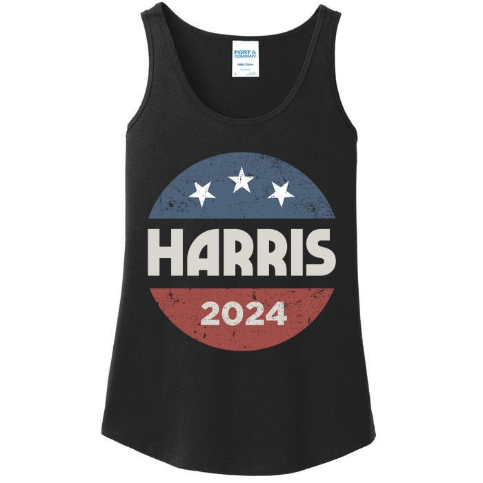 Kamala Harris 2024 For President Campaign Ladies Essential Tank