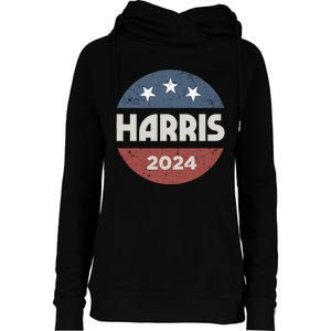 Kamala Harris 2024 For President Campaign Womens Funnel Neck Pullover Hood