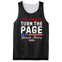 Kamala Harris 2024 Its Time To Turn Page Mesh Reversible Basketball Jersey Tank