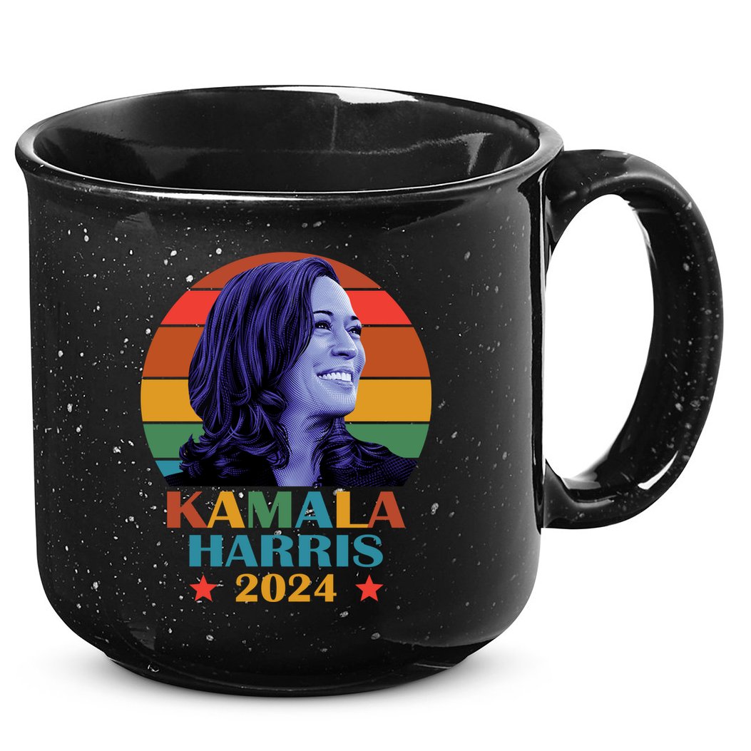 Kamala Harris 2024 Vote President Kamala Election 2024 15oz Campfire Ceramic Mug
