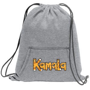 Kamala Harris 2024 President Saying Quote Women Cat Sweatshirt Cinch Pack Bag