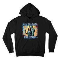 Kamala Harris 2024 For President Campaign Lady Liberty Torch Hoodie