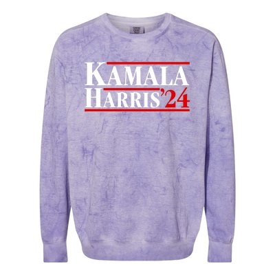 Kamala Harris 2024 For President Campaign Colorblast Crewneck Sweatshirt