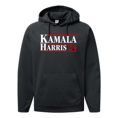 Kamala Harris 2024 For President Campaign Performance Fleece Hoodie