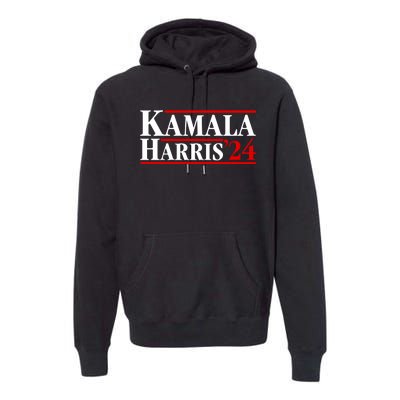 Kamala Harris 2024 For President Campaign Premium Hoodie