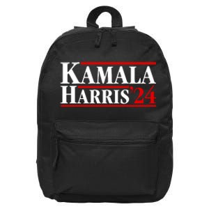 Kamala Harris 2024 For President Campaign 16 in Basic Backpack