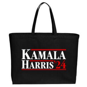 Kamala Harris 2024 For President Campaign Cotton Canvas Jumbo Tote