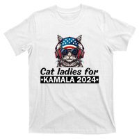 Kamala Harris 2024 Cat Lady Voting Cats Feminine T-Shirt