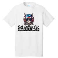 Kamala Harris 2024 Cat Lady Voting Cats Feminine Tall T-Shirt