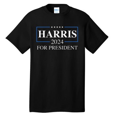 Kamala Harris 2024 For President Election Campaign Tall T-Shirt