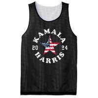 Kamala Harris 2024 President American Flag Vote Kamala Mesh Reversible Basketball Jersey Tank