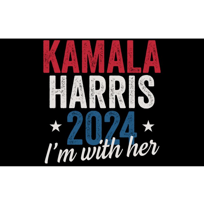 Kamala Harris 2024 Support IM With Her Kamala Harris 2024 Bumper Sticker