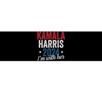 Kamala Harris 2024 Support IM With Her Kamala Harris 2024 Bumper Sticker