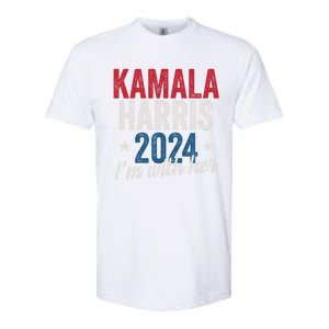 Kamala Harris 2024 Support IM With Her Kamala Harris 2024 Softstyle CVC T-Shirt