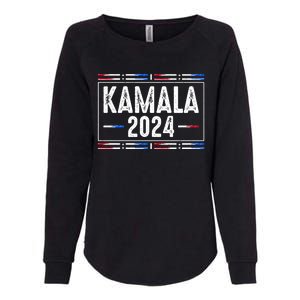 Kamala Harris 2024 Campaign Support Print Womens California Wash Sweatshirt