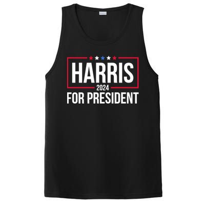 Kamala Harris 2024 Us Flag Democratic President Gift PosiCharge Competitor Tank