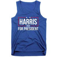 Kamala Harris 2024 Us Flag Democratic President Gift Tank Top