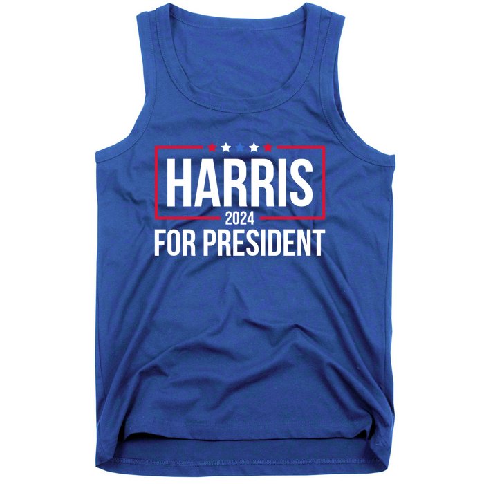 Kamala Harris 2024 Us Flag Democratic President Gift Tank Top