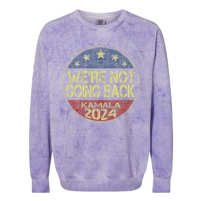 Kamala Harris 2024 For President Campaign Colorblast Crewneck Sweatshirt