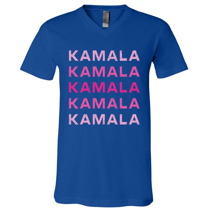 Kamala Harris 2024 S Vote Campaign Support Gift V-Neck T-Shirt