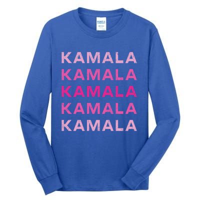 Kamala Harris 2024 S Vote Campaign Support Gift Tall Long Sleeve T-Shirt