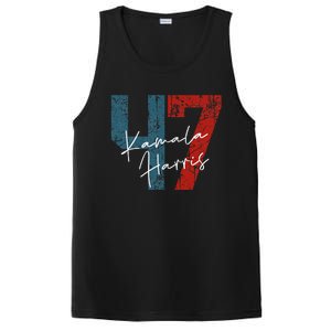 Kamala Harris 2024 47th President Save Democracy Us Flag PosiCharge Competitor Tank