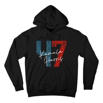 Kamala Harris 2024 47th President Save Democracy Us Flag Tall Hoodie