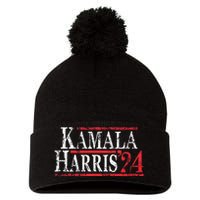 Kamala Harris 2024 For President Campaign Pom Pom 12in Knit Beanie