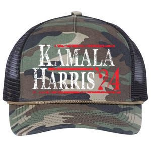 Kamala Harris 2024 For President Campaign Retro Rope Trucker Hat Cap