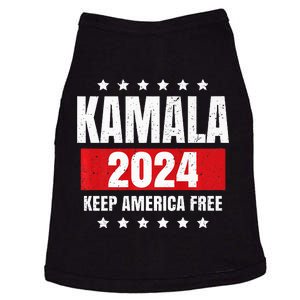 Kamala Harris 2024 Keep America Free Pro Kamala 2024 Doggie Tank