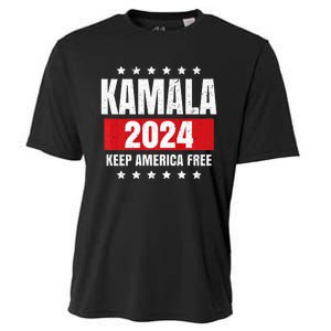 Kamala Harris 2024 Keep America Free Pro Kamala 2024 Cooling Performance Crew T-Shirt