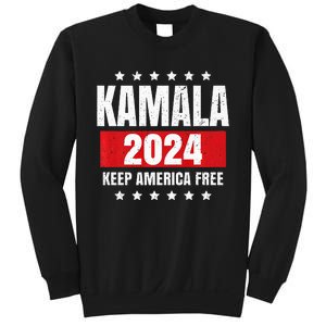 Kamala Harris 2024 Keep America Free Pro Kamala 2024 Sweatshirt