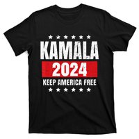 Kamala Harris 2024 Keep America Free Pro Kamala 2024 T-Shirt