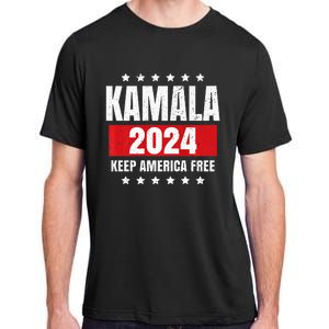 Kamala Harris 2024 Keep America Free Pro Kamala 2024 Adult ChromaSoft Performance T-Shirt