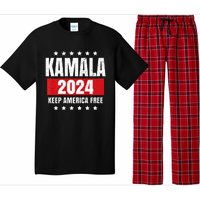 Kamala Harris 2024 Keep America Free Pro Kamala 2024 Pajama Set